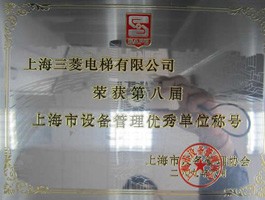上海市設(shè)備管理優(yōu)秀稱號(hào)